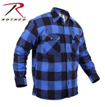 Load image into Gallery viewer, Extra Heavyweight Buffalo Plaid Sherpa Lined Flannel Shirts