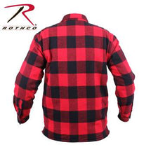 Load image into Gallery viewer, Extra Heavyweight Buffalo Plaid Sherpa Lined Flannel Shirts