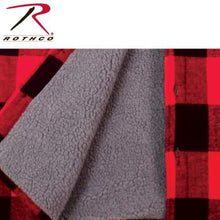 Load image into Gallery viewer, Extra Heavyweight Buffalo Plaid Sherpa Lined Flannel Shirts