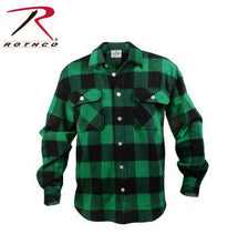 Load image into Gallery viewer, Extra Heavyweight Buffalo Plaid Flannel Shirt