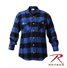 Load image into Gallery viewer, Extra Heavyweight Buffalo Plaid Flannel Shirt
