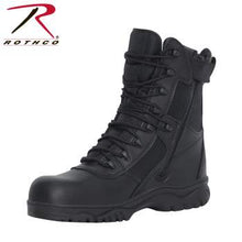 Load image into Gallery viewer, 8 Inch Forced Entry Tactical Boot With Side Zipper & Composite Toe