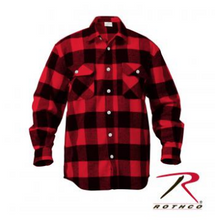 Load image into Gallery viewer, Extra Heavyweight Buffalo Plaid Flannel Shirt