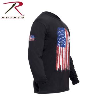 US Flag Long Sleeve T-Shirt