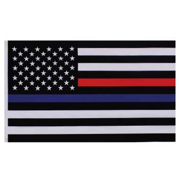 Thin Blue and Thin Red Line Flag