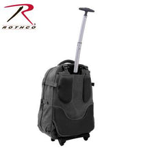 Load image into Gallery viewer, Rolling Canvas Backpack - Black
