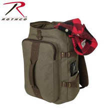 Load image into Gallery viewer, Convertible Canvas Duffle / Backpack - 19 Inches
