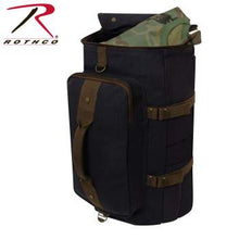 Load image into Gallery viewer, Convertible Canvas Duffle / Backpack - 19 Inches
