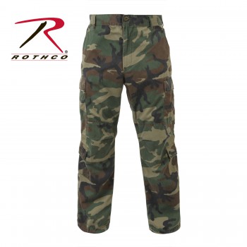 Vintage Camo Paratrooper Fatigue Pants