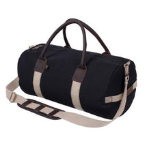 Load image into Gallery viewer, Canvas &amp; Leather Gym Duffle Bag
