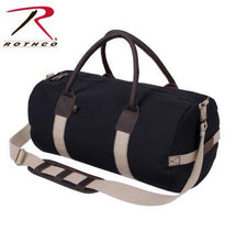 Load image into Gallery viewer, Canvas &amp; Leather Gym Duffle Bag
