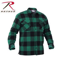 Load image into Gallery viewer, Extra Heavyweight Buffalo Plaid Sherpa Lined Flannel Shirts
