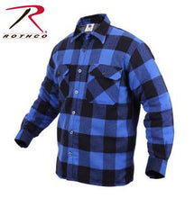 Load image into Gallery viewer, Extra Heavyweight Buffalo Plaid Sherpa Lined Flannel Shirts
