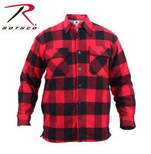 Load image into Gallery viewer, Extra Heavyweight Buffalo Plaid Sherpa Lined Flannel Shirts
