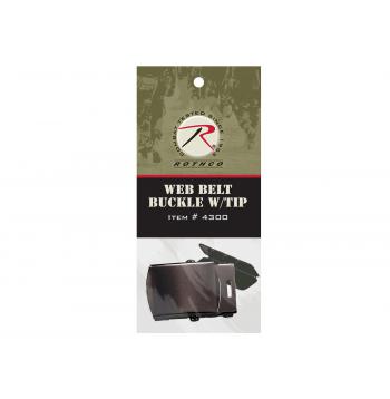 G.I. Type Web Belt Buckle And Tip Pack