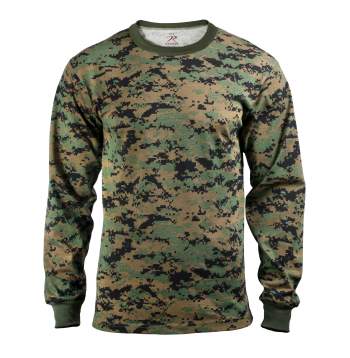 Long Sleeve Digital Camo T-Shirt