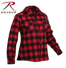 Load image into Gallery viewer, Womens Plaid Flannel Shirt
