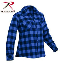 Load image into Gallery viewer, Womens Plaid Flannel Shirt
