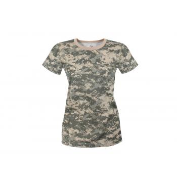 Womens Long Length Camo T-Shirt