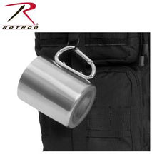 Load image into Gallery viewer, Insulated Stainless Steel Portable Camping Mug With Carabiner Handle – 15 oz
