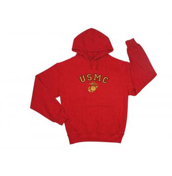 USMC Eagle, Globe & Anchor Pullover Hooded Sweatshirt