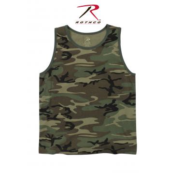 Vintage Woodland Camo Tank Top