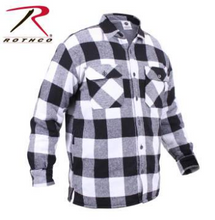 Load image into Gallery viewer, Extra Heavyweight Buffalo Plaid Sherpa Lined Flannel Shirts
